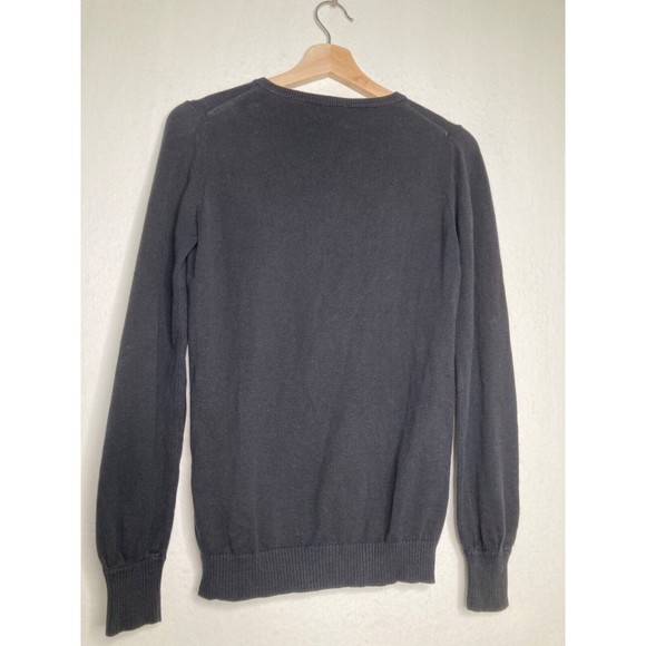 LACOSTE Mens Cotton Knit Jumper Sweater Size Small Black - Picture 2 of 11